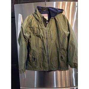 Boys Zero XPosur Winter‎ Jacket Size L  14/16  Coat Olive Green